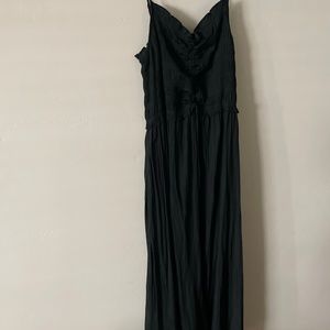 Grade and gather black maxi